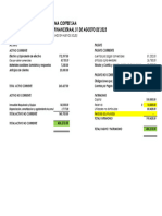 Estado Financiero Inicial