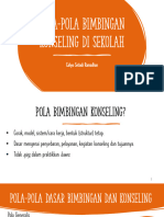 Pola-Pola Bimbingan Konseling Di Sekolah