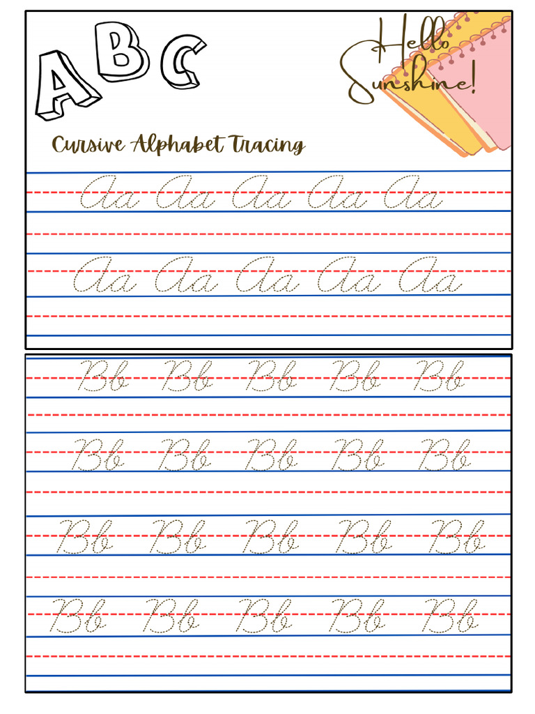 Cursive-Alphabet1 | PDF
