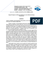 Atividade 1 - Língua Portuguesa Na Educação Infantil e Nos Anos Iniciais Do Ensino Fundamental