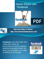 Como Ganar Dinero Con Facebook - PPT