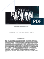 Paranormal Order (Jumpchain) English Version 3.0