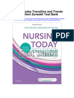 Nursing Today Transition and Trends 9th Edition Zerwekh Test Bank