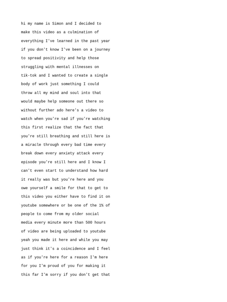  english auto generated a video to watch when you re sad downsub