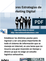 Las Mejores Estrategias de Marketing Digital - PPT