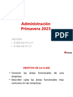 Clase N°3 - Áreas Funcionales de Una Emrpesa