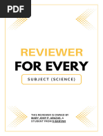 Reviewer For Science (6th)