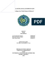 PARADIGMA Dan TEKNIK INTEGRASI KEILMUAN, IDI KEL 6, KELAS 6D