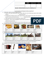 Sumatif Ipas Bab 6 Indonesia Kaya Budaya