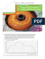 Hacer Matemática Capítulo 2 Relación Entre Variables: Tablas, Gráficos y Fórmulas