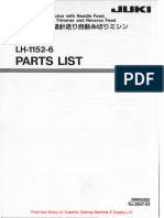 Juki LH-1152-4, - 5, - 6