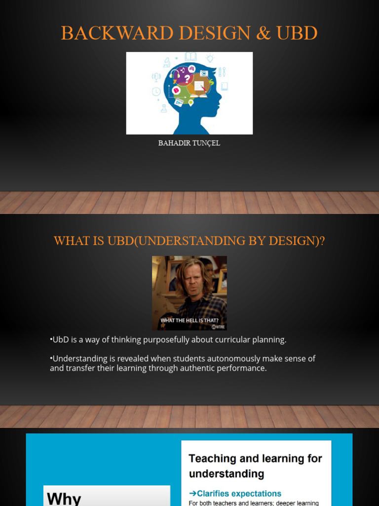 Backward Design - UbD | PDF