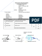 Laporan Evaluasi Dan Revleksi Diri