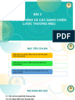 Bài 3. Các Mô Hình Và Các Dạng Chiến Lược Thương Hiệu (Autosaved)