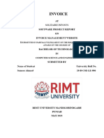 Software Proj Invoice Sameer