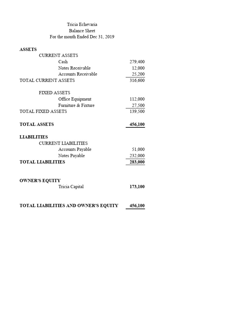 Financial Reports PDF Expense Equity (Finance)