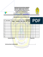 ABSENSI MAHASISWA PRAKTEK KEPERAWATAN Dasar