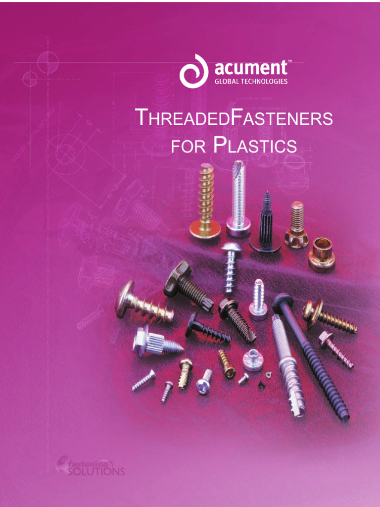 Fasteners for Plastics 1 PDF