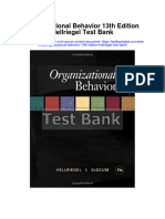 Organizational Behavior 13th Edition Hellriegel Test Bank