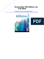 Company Accounting 10th Edition Leo Test Bank