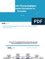 Tema 3º Master Psicopedagogía - Intervención P en Contextos Educativos No Formales