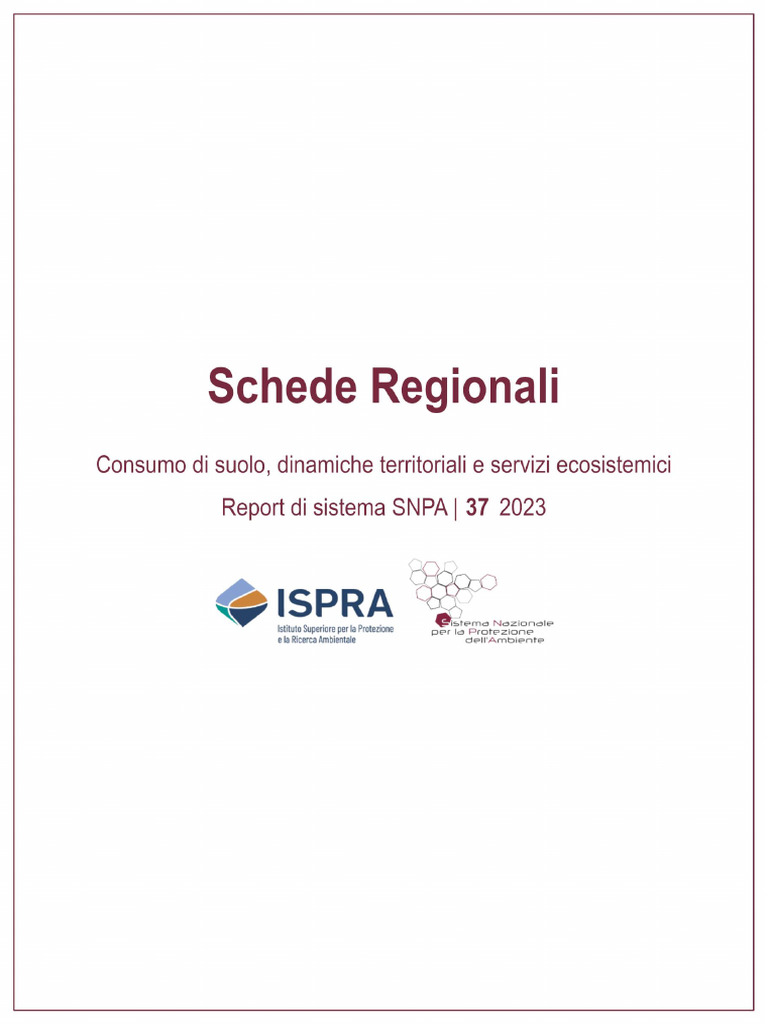 Schede Regionali 2023 | PDF