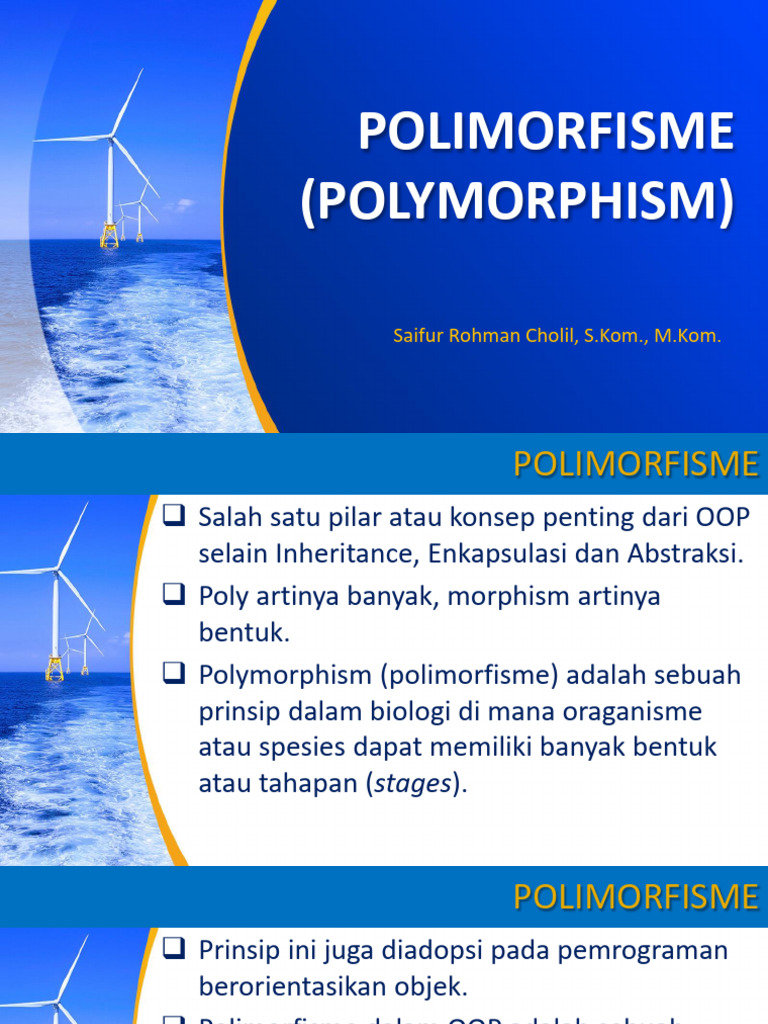 Pbo10 Polimorfisme (Polymorphism) PDF