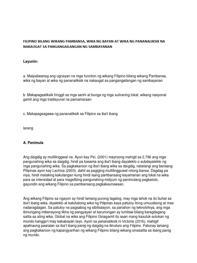 FilDis Reviewer | PDF