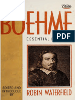 Jacob Boehme. Essential Readings Edited by Robin Waterfield
