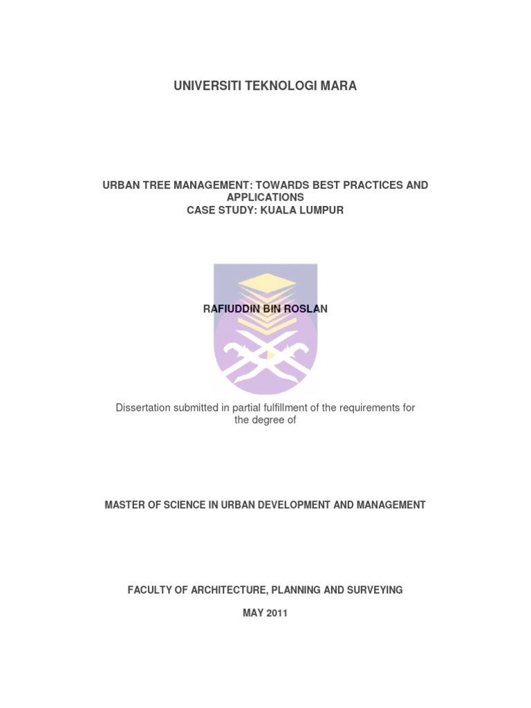 Urban Tree Management Towards Best Pract | PDF