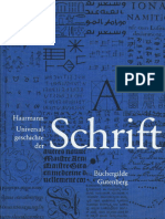 Universalgeschichte Der Schrift - Harald Haarmann (1990)