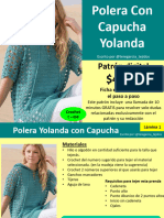 C058 - Polera Con Capucha Yolanda