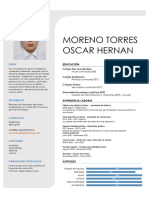 Moreno Torres Oscar Hernan C.V. 2023