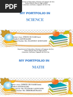 Grade 10 Science Portfolio Overview | PDF