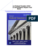 Pearsons Federal Taxation 2019 Individuals 32nd Edition Rupert Test Bank