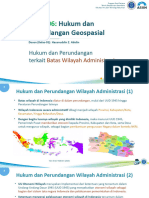HP Geospasial 2023 - 08 - Hukum Dan Perundangan Terkait Batas Daerah