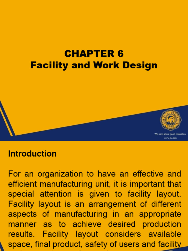 Facility Layout in Operations Management | PDF | Safety | Mathematical ...