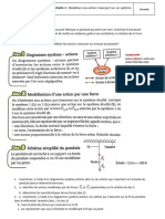 Activité 3: Modéliser Une Action S'exerçant Sur Un Système