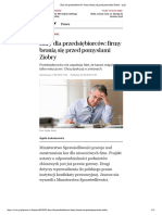 Kary Dla Przedsiębiorców - Firmy Bronią Się Przed Pomysłami Ziobry - RP - PL