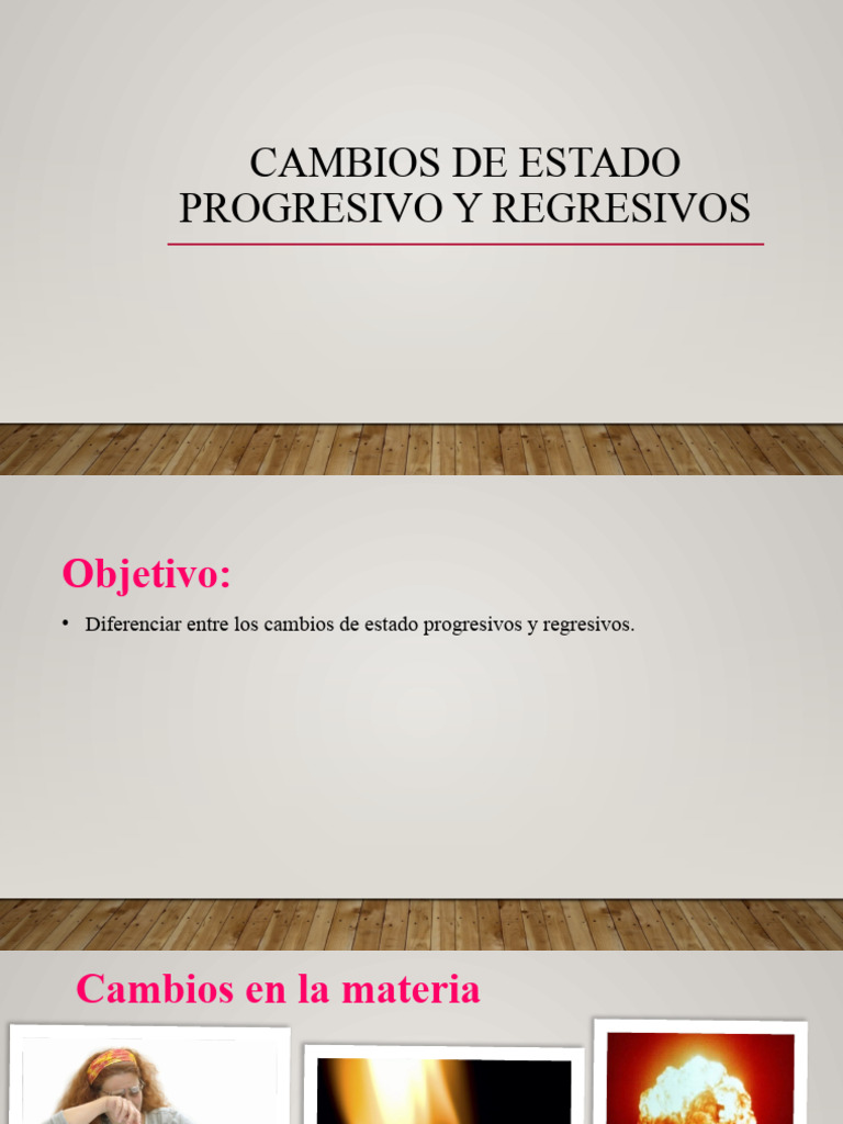 Cambios de Estado Progresivos y Regresivos | PDF | Líquidos | Condensación