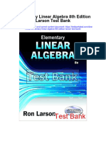 Elementary Linear Algebra 8th Edition Larson Test Bank