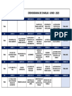 Cronograma - Charlas - Junio NF