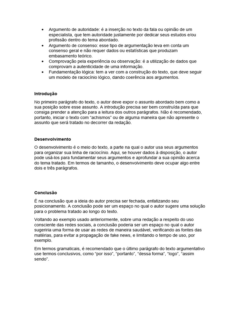 Exemplos de Argumento de Autoridade | PDF | Argumento | Autor