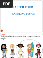 Research-Ch-4- Sampling Design