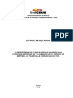 Natanael França Rocha: Centro Universitário de Brasília Instituto CEUB de Pesquisa e Desenvolvimento - Icpd