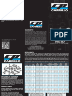 21 Steel Bolt Instruction Sheet