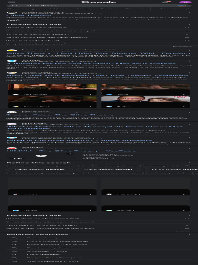 Olive Theory Google Search PDF