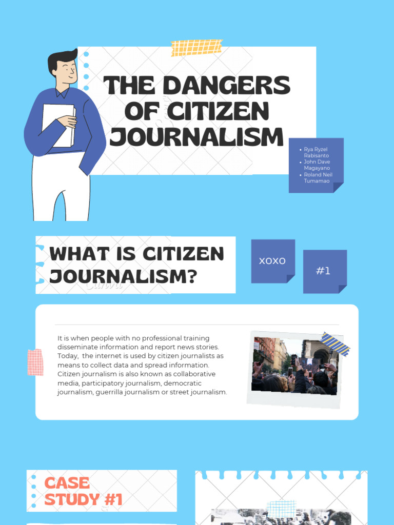 The Dangers of Citizen Journalism PDF Journalism Mass Media