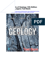 Essentials of Geology 13th Edition Lutgens Test Bank