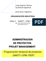 5 Clase - 05 OI Gantt PERT CPM Resumen